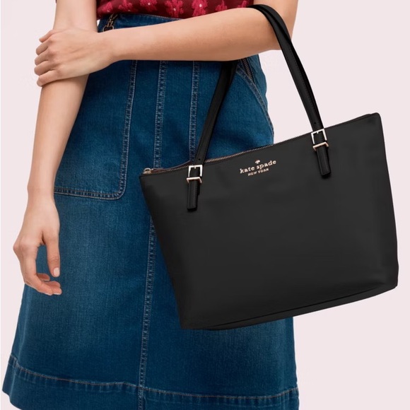 kate spade Handbags - Kate Spade Elegant Black Tote Watson Lane Maya